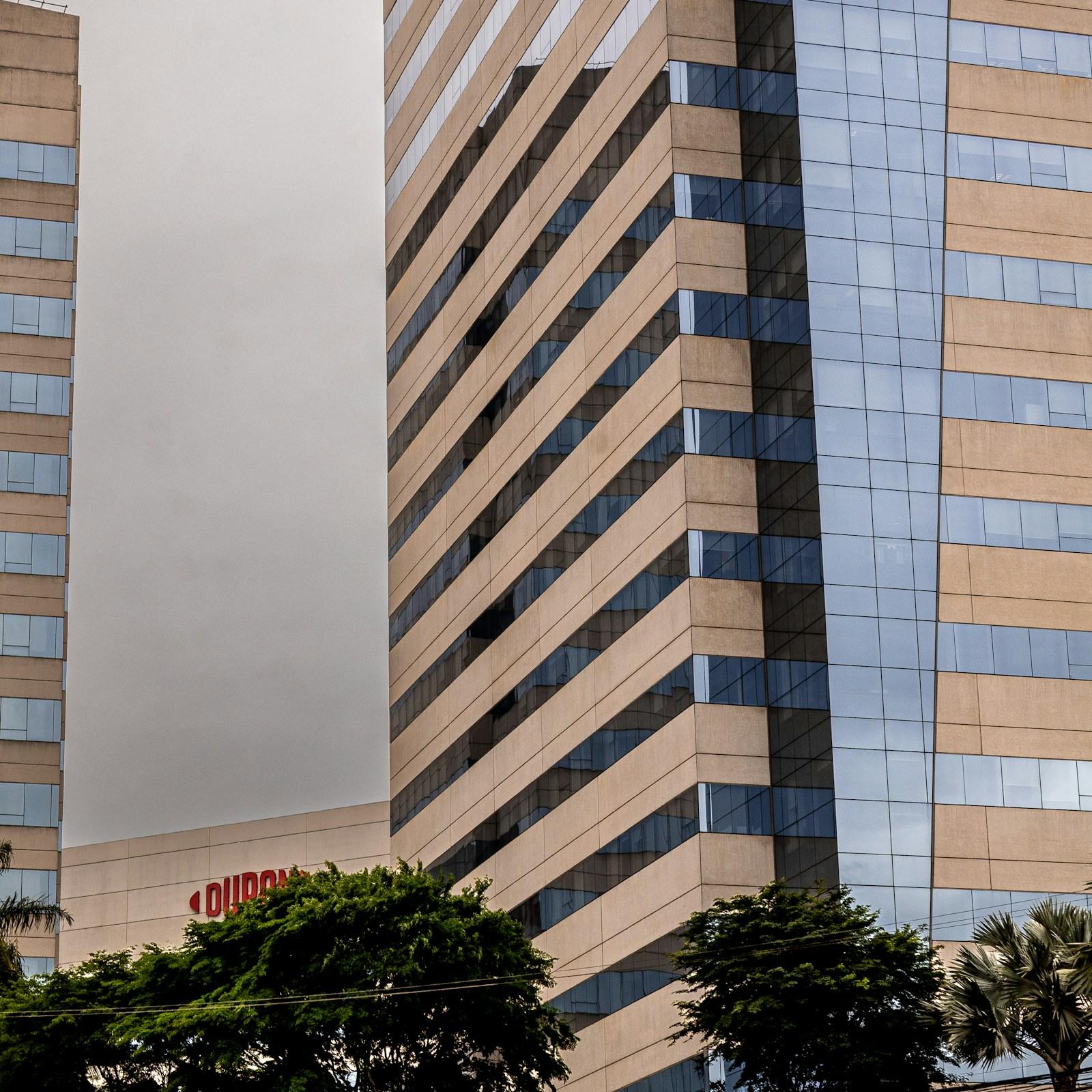 Modern multi-story commercial office building